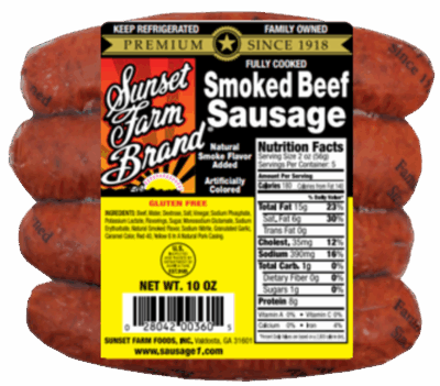 Beef Smoked Sausage 10 oz.