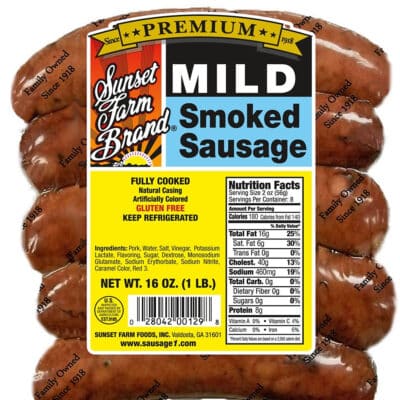MILD Smoked Sausage 16oz