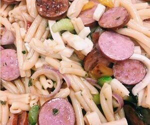 Pasta Salad with Sausage & Peppers